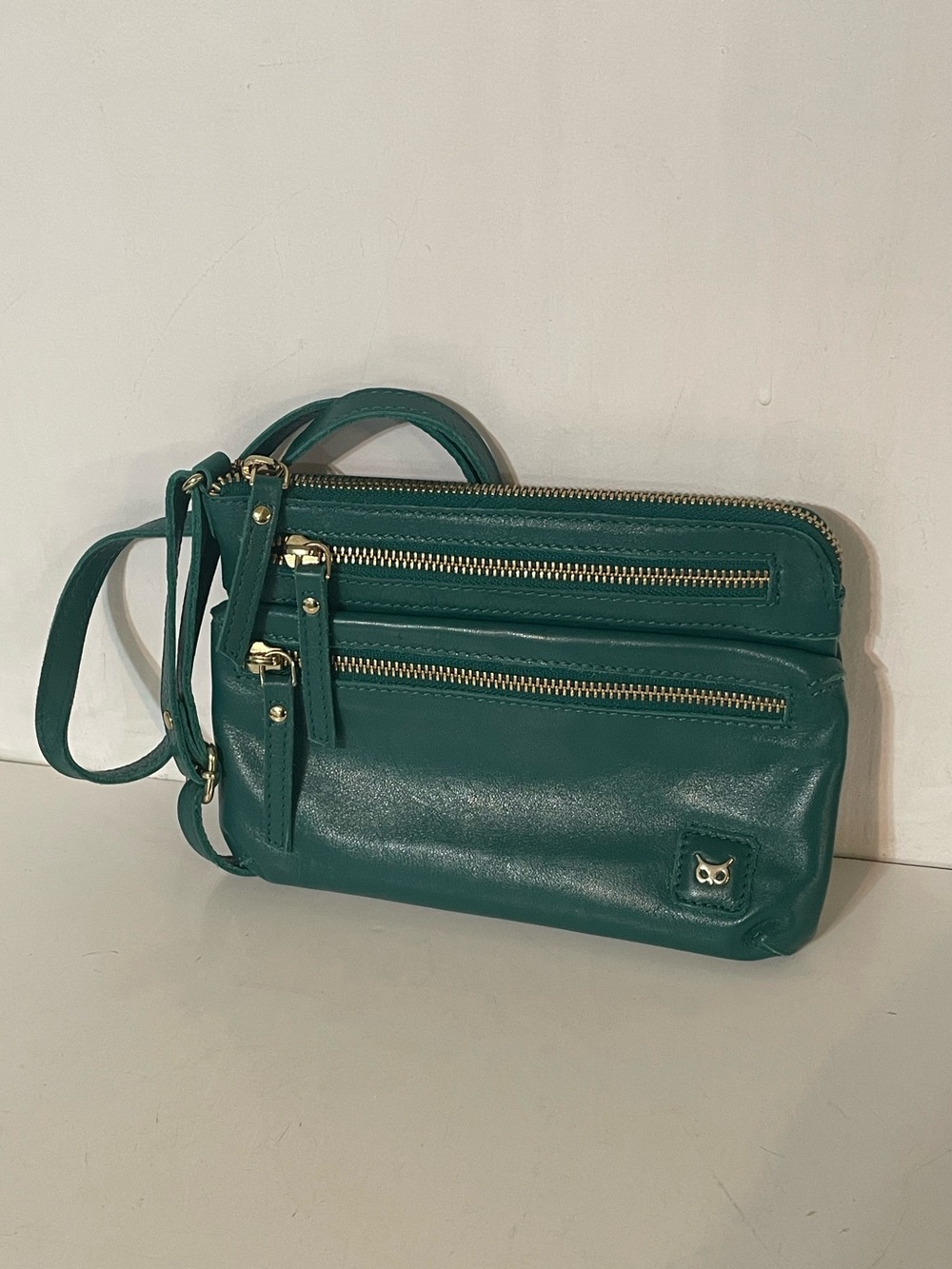 Wise Owl Crossbody Purse in Green
